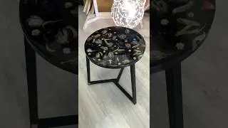 Столик из эпоксидной смолы и цветами для свекрови❤️ 