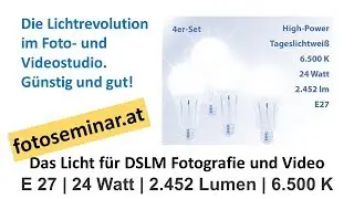 fotoseminar.at - Die Licht Revolution im Foto und Video Studio | Gut und preiswert