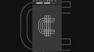 Cool C Logo in Illustrator 