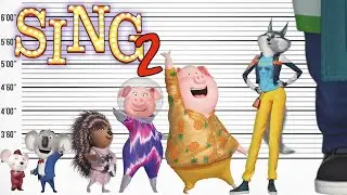 映画「Sing2」サイズ比較｜アニメ「Sing」最大のキャラクター｜満足度の高い動画