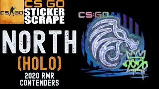 CSGO - Sticker | North (Holo) | 2020 RMR - 4K Scrape - Counter Strike