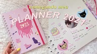 Começando meu PLANNER 2021!