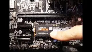 Instalación Samsung 970 EVO PLUS M.2 en placa base ASUS Prime A320M-K