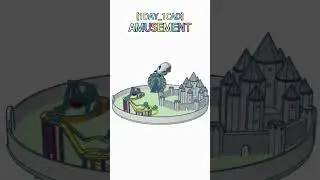 [1DAY_1CAD] AMUSEMENT PARK #shorts #tinkercad #project