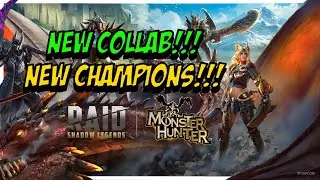 NEW CHAMPIONS! Monster Hunter X Raid: Shadow Legends Collaboration!!!