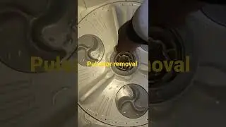 How to remove a pulsator cap using a flat screw driver 
