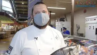 Рыба на углях в сочном маринаде с овощами. Совет от шеф повара.