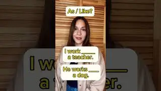 As or Like? 