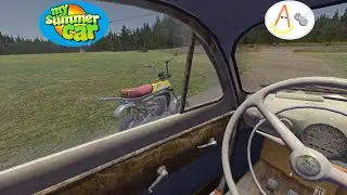 MY SUMMER CAR #SpeedingJonnezToGetRidOfJailSmell #StartOver #HowToChangeWiperKnobOnRuscko #story 33