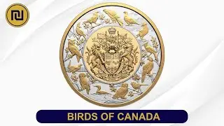 Heraldic Landscape Birds of Canada 5 Oz Silver Coin