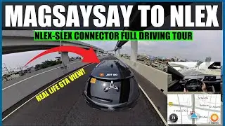 MAGSAYSAY BLVD TO NLEX FULL DRIVING TOUR | NLEX-SLEX CONNECTOR