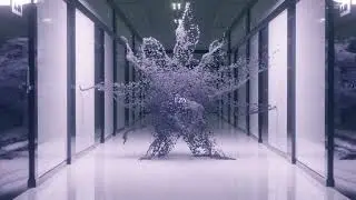 Particle in Iron Man Hallway Scene - Made With Blender