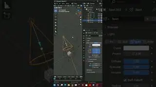 easy light pointing in blender with single shortcut 🤯🤯🤯✨ #blenderaddons #blendernodes #blender
