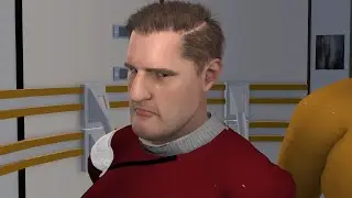 Star trek fan film Admiral McConnel yells at Capitan Lewis