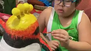 Paper Mache Pogo of Badanamu