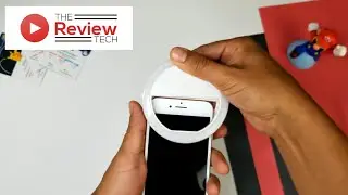 Selfie Portable LED Ring Light Camera  for iPhone Android  Review