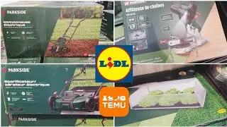 💙👨🏻‍🔧LIDL BRICOLAGE ARRIVAGE PARKSIDE + HAUL TEMU