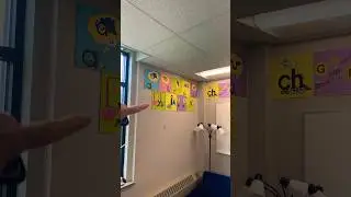 Let’s see how much has fallen off of my classroom wall 🫠 #classroomsetup #teacherlife