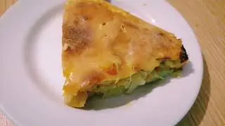 Ленивый пирог с капустой/ЗАЛИВНОЙ ПИРОГ НА КЕФИРЕ