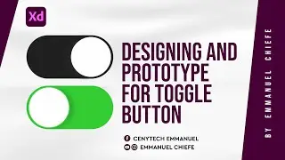 ADOBE XD | Designing and Prototyping the Toggle on and off button