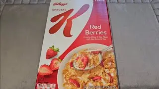Costco Sale Item Review Kellogg's Kelloggs Special K Red Berries with Real Strawberries Taste Test