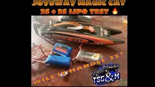 Magic Cat on 2s + 3s lipo ??!! Will it last? Stock test