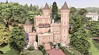 BASE GAME CASTLE 🏰 The Sims 4 Speed Build | No CC