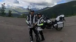 За 7минут по Саянскому кольцу на мотоцикле в 360'