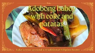 Adobong baboy na may coke at patatas | my version #food #adobo
