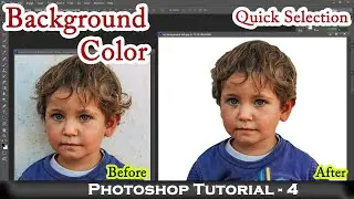 How to change background color in photoshop | Make Passport Photograph | Photoshop Tutorials | 4