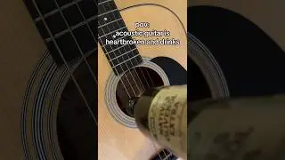 When your guitar is heartbroken