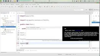 171 Java IO Apache commons example مثال على اباتشي جافا