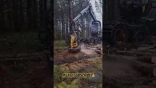 Amazing technic wood cuter#wood#cut#harvester #ponsse #work #forest #technology #techno