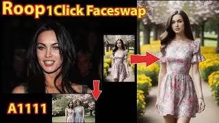 Faceswap using Roop in A1111 and stable diffusion | face swapping | deepfake
