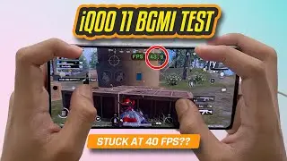 iQOO 11 90 FPS BGMI TEST 🔥 Is the Device stuck at 40 FPS? 😱