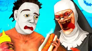 Майкл Майерс vs Пигги 3: ЗЛАЯ МОНАХИНЯ Финал (Ной Roblox Piggy 2 Роблокс Пеппа 3D Анимация)