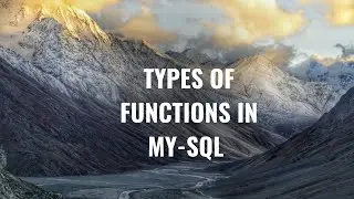 Unlocking the Power of SQL: Function Types Explained