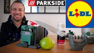 Test de l'affuteuse LIDL Parkside et comparaison