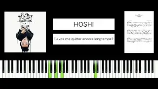 Hoshi - Tu vas me quitter encore longtemps ? (BEST PIANO TUTORIAL & COVER)