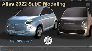 Alias SubD - Modeling Fiat500 -part3