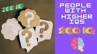 Top 5 People with Higher IQ's like Einstein | people with highest Iqs #factsuncharted