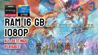 MONSTER HUNTER STORIES 3 TWISTED REFLECTION - I7 4790 | AMD RX 580 2048 SP | 16 GB RAM | 1080p