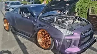 Brian,s Fully Carbon Bodied 720bhp flame throwing Nissan GTR with Air Ride 😎🤘