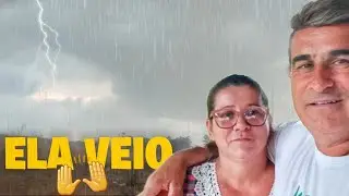 Hoje ela veio,louvado seja Deus.