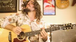 Gibson sent me an acoustic guitar! Unboxing + Spanish Blues (Lucas Imbiriba)