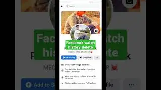 facebook ka video history Delete kaise karte hai !! how to clear facebook watch history !! #shorts
