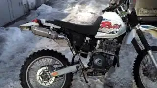 Китайский akrapovic с Алиэкспресс на Yamaha ttr250.