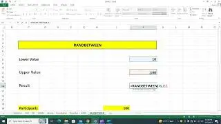 How to Use Rand Function Excel | Create Random Numbers Excel | Excel RAND RANDBETWEEN | 