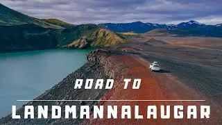 Road to LANDMANNALAUGAR ( F225 & F208 ) - Highlands of Iceland 4K