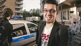 МАССОВЫЙ ШТУРМ НЕБОСКРЁБА, ПРИЕХАЛА ПОЛИЦИЯ